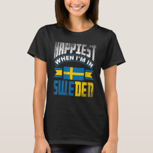 Camiseta Suecia Sueca Bandeira De Suecia Mais Acontece Quan