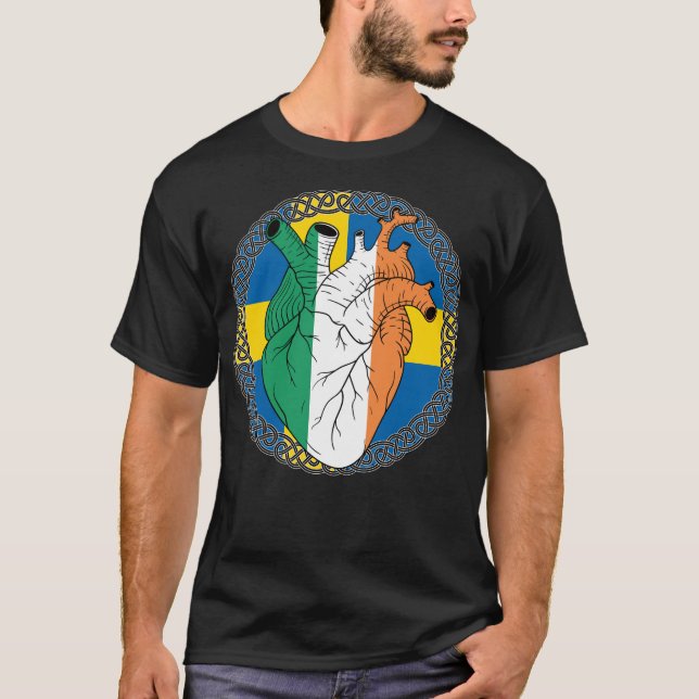 Camiseta Suecia sueca Saint Patricks Irlanda (Frente)