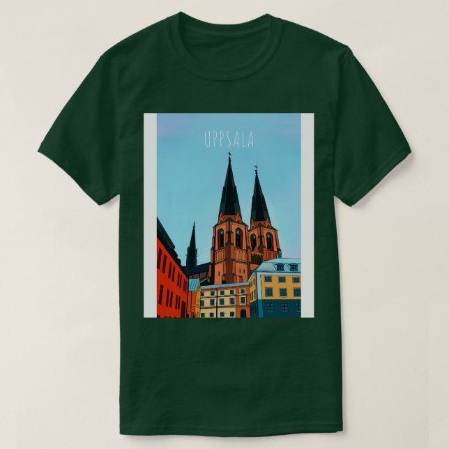 Camiseta Suecia Uppsala (Frente do Design)