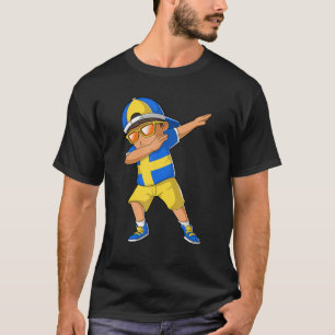 Camiseta Sueco Dabbing Dance Suecia Herança
