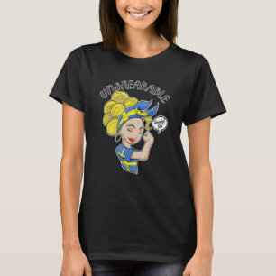 Camiseta Sueco Garota Inquebrável Eu Sou Patrimônio Sueco E