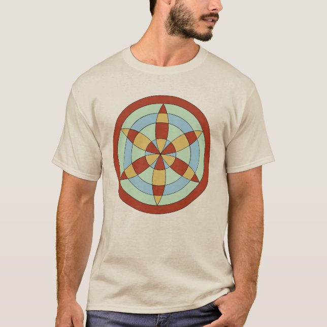Camiseta Suffolk Hexafoil (Daisy Wheel) (Frente)