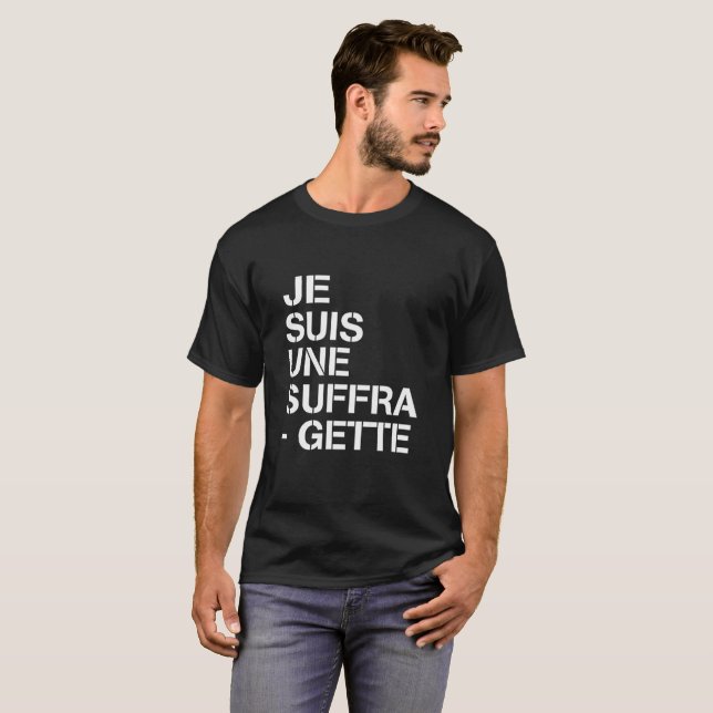 CAMISETA SUFFRAGETTE DE JE SUIS UNE (Frente Completa)
