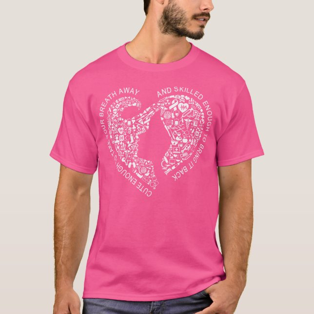 Camiseta Suficiente Para Respirar, Enfermeiro Médico (Frente)