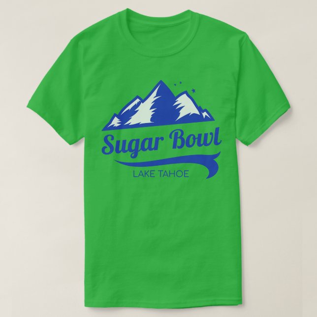 Camiseta Sugar Bowl Ski Lake Tahoe California (Frente do Design)