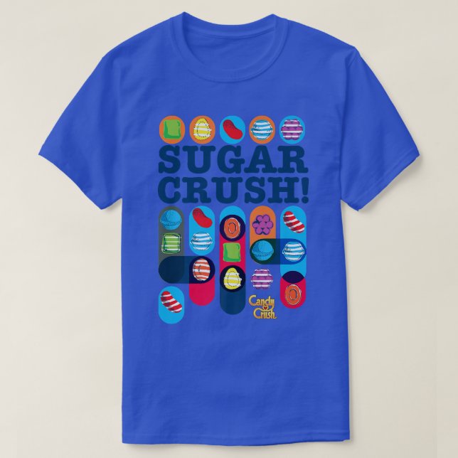 Camiseta Sugar Crush Candy Crop 1608 (Frente do Design)