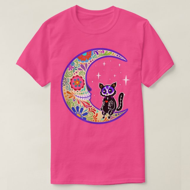 Camiseta Sugar Glider Dia de Los Muertos Skeleton  (Frente do Design)