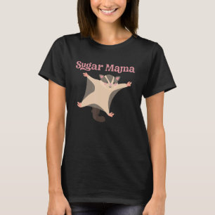 Camiseta Sugar Mama Glider Flying Squirrel Engraçado Cuz