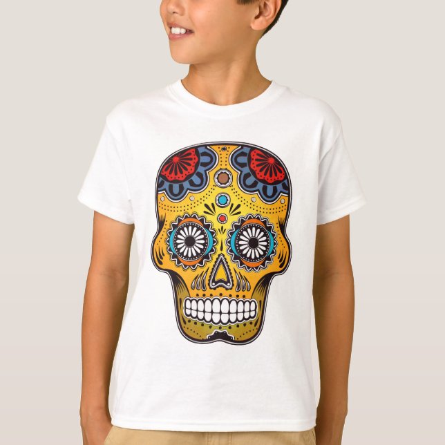 CAMISETA SUGAR SKULL (Frente)