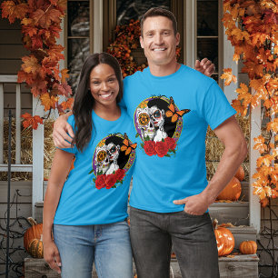 Camiseta Sugar Skulls Art Nouveau