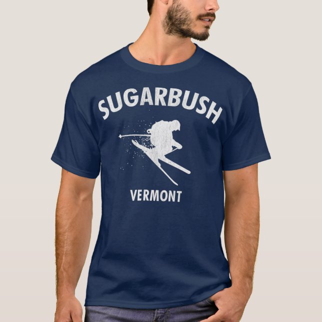 Camiseta Sugarbush Skiing  Vermont Ski (Frente)