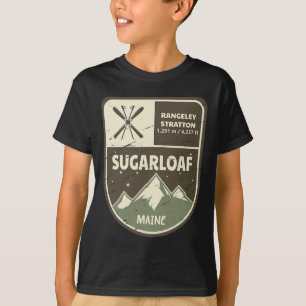 Camiseta Sugarloaf Maine Skiing