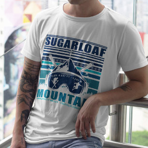 Camiseta Sugarloaf Mountain Maine Vintage Souvenirs