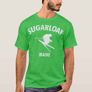 Camiseta Sugarloaf Skiing Maine Gift