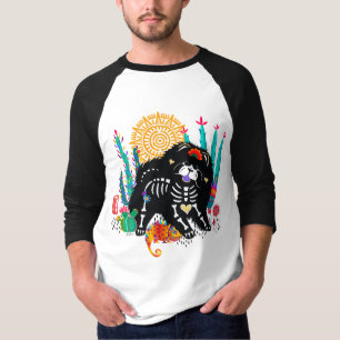 Camiseta SUGARSKULL NIRVANA Cão-da-índia halloween