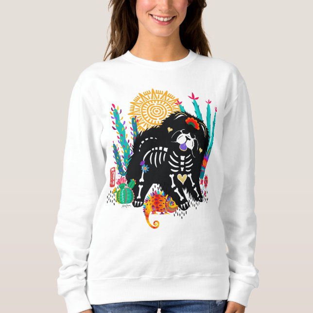 Camiseta SUGARSKULL NIRVANA Cãozinho-da-índia (Frente)
