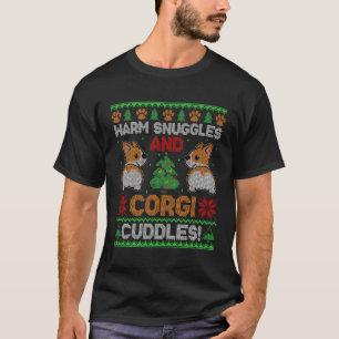 Camiseta Sugestões Quentes E Corgi Cudles Feios De Natal