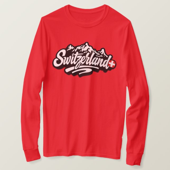 Camiseta Suíça (Frente do Design)