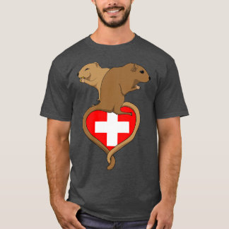 Camiseta Suiça alemã escura 1