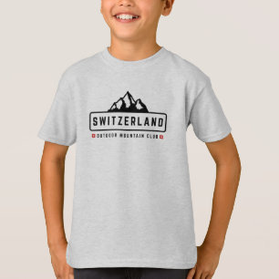 Camiseta Suiça ao ar livre