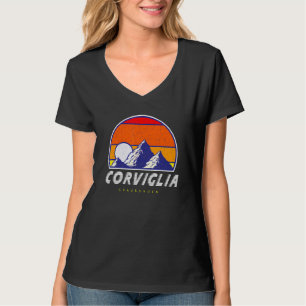 Camiseta Suiça Corviglia Graubünden Retro 80s Ski Ho