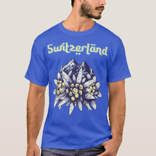 Camiseta Suiça Edelweiss Alps Souvenir Mountain Hikin