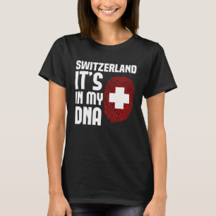 Camiseta Suiça Está no meu DNA