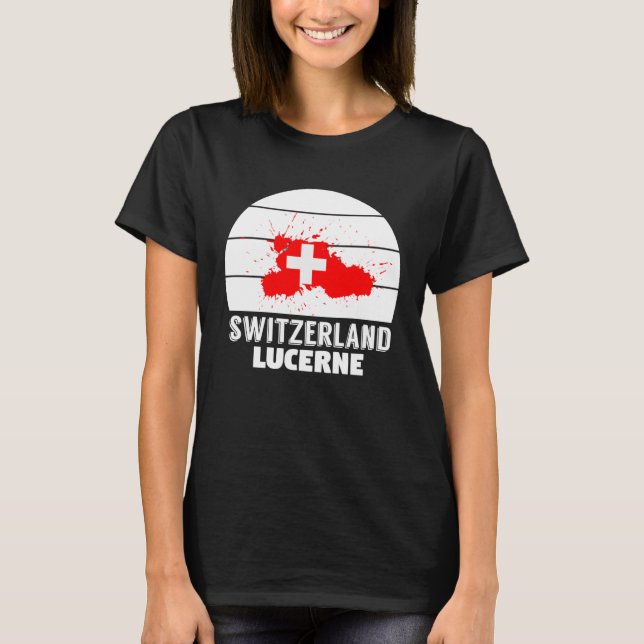 Camiseta Suíça Lucerna (Frente)