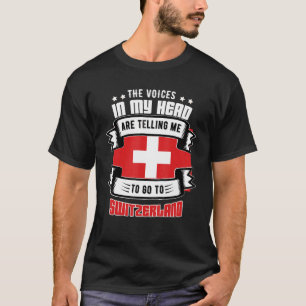 Camiseta Suiça Na Minha Cabeça
