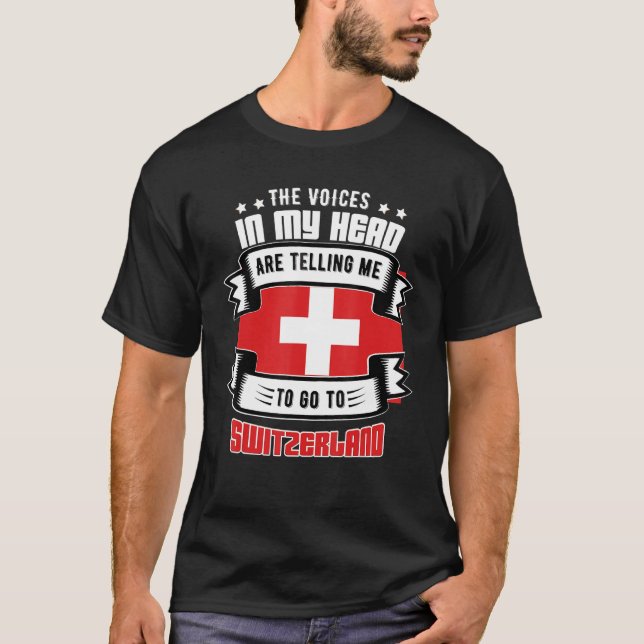 Camiseta Suiça Na Minha Cabeça (Frente)