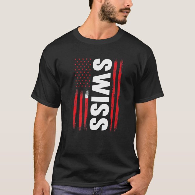 Camiseta Suiça suíça suíça (Frente)