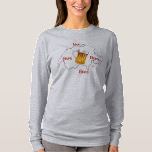Camiseta Suíça - Suisse Svizzera - Svizra - Switzerland
