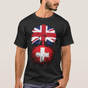 Camiseta Suiça Swiss British UK Reino Unido