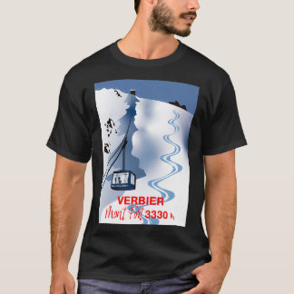 Camiseta Suiça Verbier Mont Fort 3330m