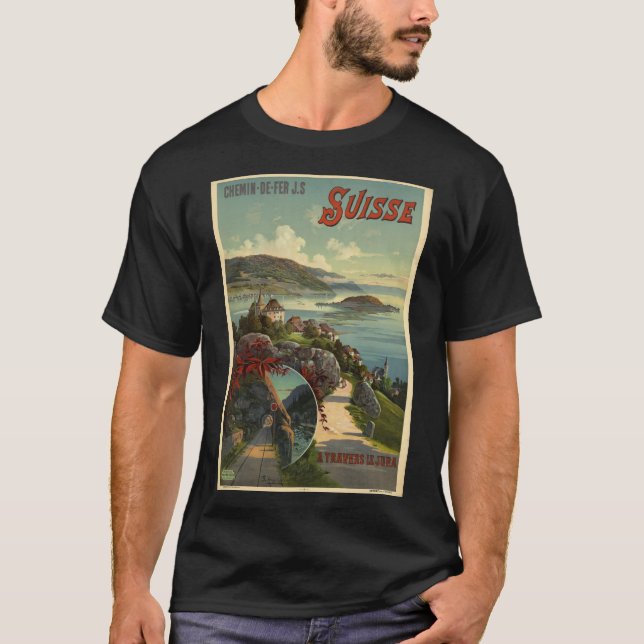 Camiseta Suiça Vintage Men (Frente)