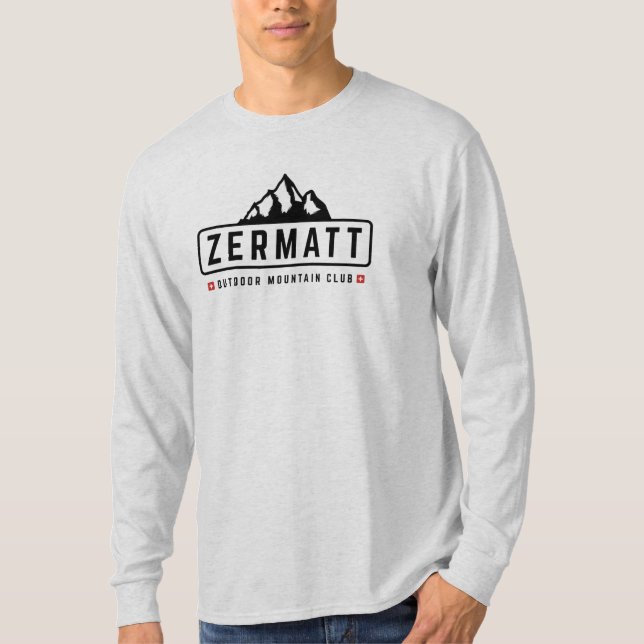 Camiseta Suiça Zermatt no exterior (Frente)