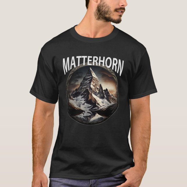 Camiseta Suiças Matterhorn Zermatt Alps 1 (Frente)