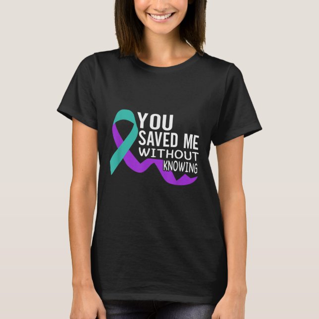 Camiseta Suicide Awareness Suicide Prevention Suprt Survivo (Frente)
