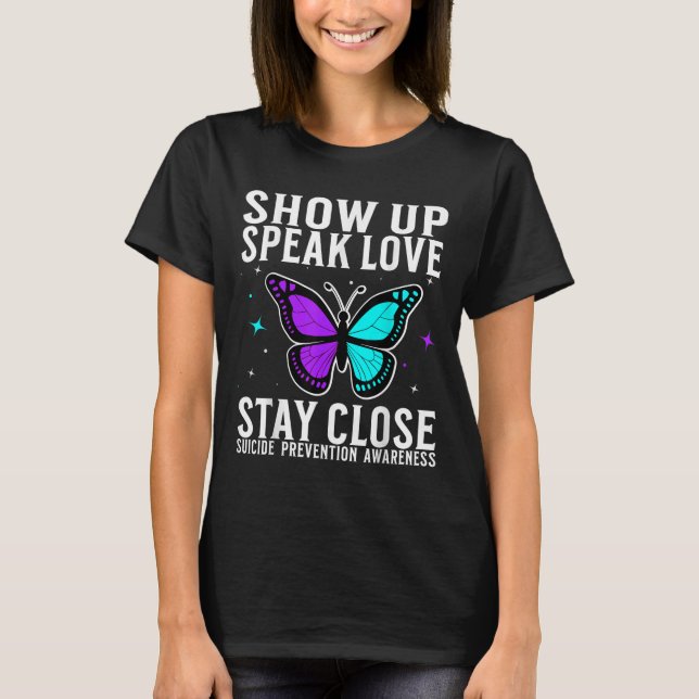 Camiseta Suicide Awareness Suprt Suicide Prevention Awarene (Frente)