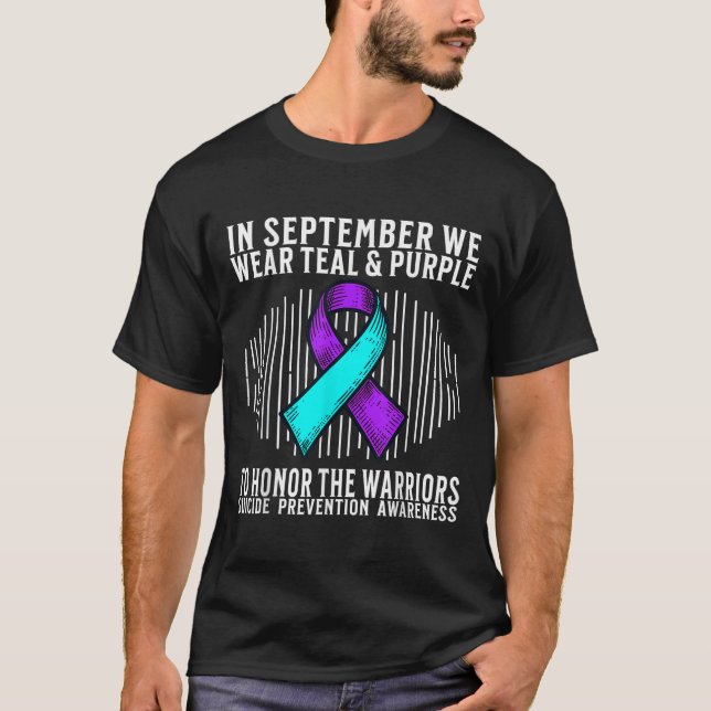 Camiseta Suicide Awareness Suprt Suicide Prevention Awarene (Frente)