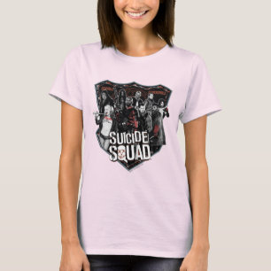 Camiseta Suicide Squad   Group Badge Photo