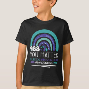 Camiseta Suicídio Prevenção Roxo Arco-Íris Roxo