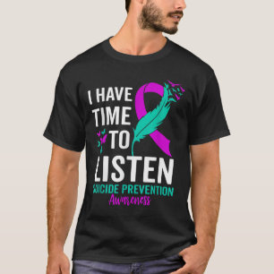Camiseta Suicídio Sensibilização Fita Sanidade Mental Suicí