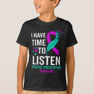 Camiseta Suicídio Sensibilização Fita Sanidade Mental Suicí