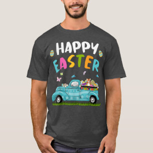 Camiseta Suíno Bonito Com Coelhinho De Ovo De Olho