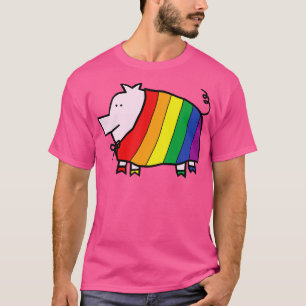 Camiseta Suíno-cúmulo do Orgulho Cabo