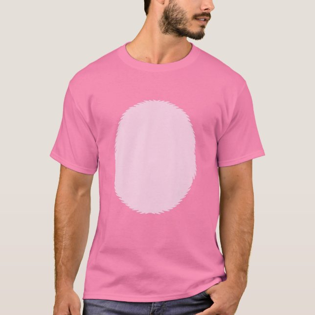 Camiseta Suíno Figurino Suíno Belga Peles Rosa Peles De Pel (Frente)