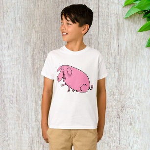 Camiseta Suíno Rosa Gordo
