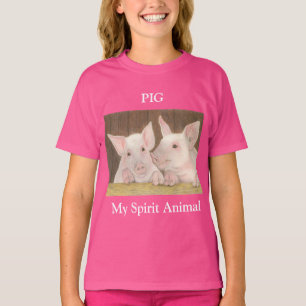 Camiseta Suíno Spirit Animal
