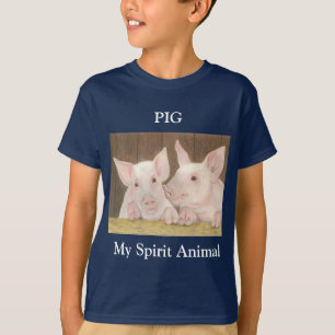 Camiseta Suíno Spirit Animal